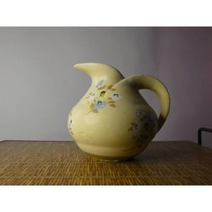 Rare Hand Painted Samara L Brentleigh Ware Staffordshire England Pitcher